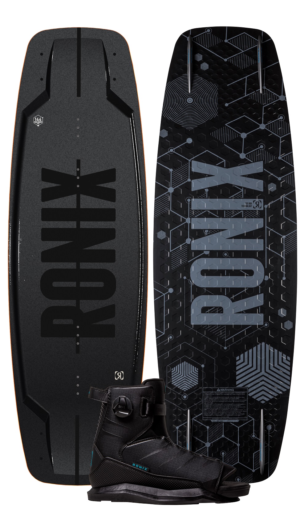 Ronix Wakeboard Package Parks Board w/ Anthem Boa Boots