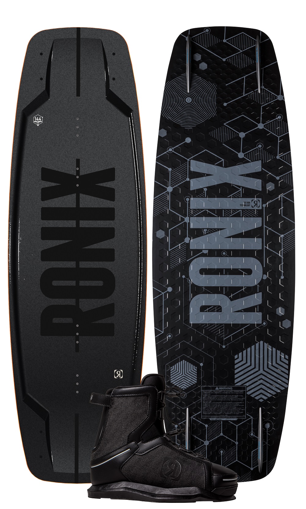 Ronix Wakeboard Package Parks Board w/ Parks Boots