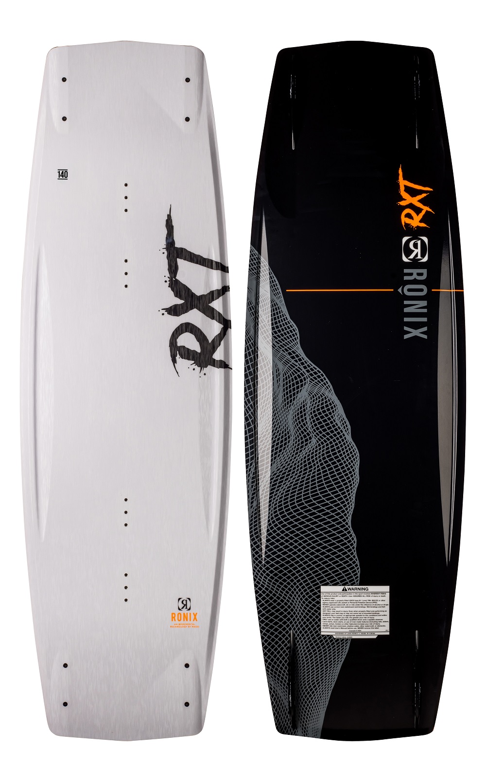 Ronix Wakeboard RXT - Blackout Technology - White / Electro Orange