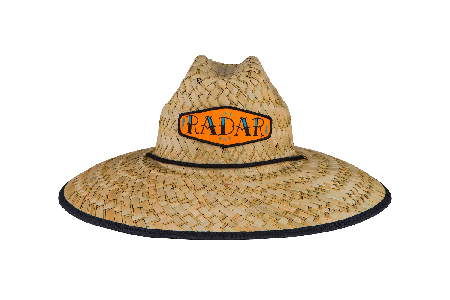 Radar Paddler's Sun Hat - Tan Straw / Collage Nylon - OSFM